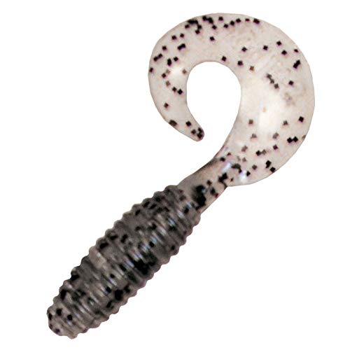 Kalin's 4G10-415 Lunker Grub Smoke Salt & Pepper, 4"
