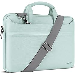 Maletin Portatil 15.6 Mujer DOMISO 15,6 Pulgada Impermeable Funda Portatil Bolsa Maletín para portátiles con Asa para 15,6´´ Lenovo Yoga 720 / ThinkPad E15 Gen 2 4/ASUS ROG Zephyrus S GX531/HP 15/Lenovo Flex 4 5,Verde Menta
