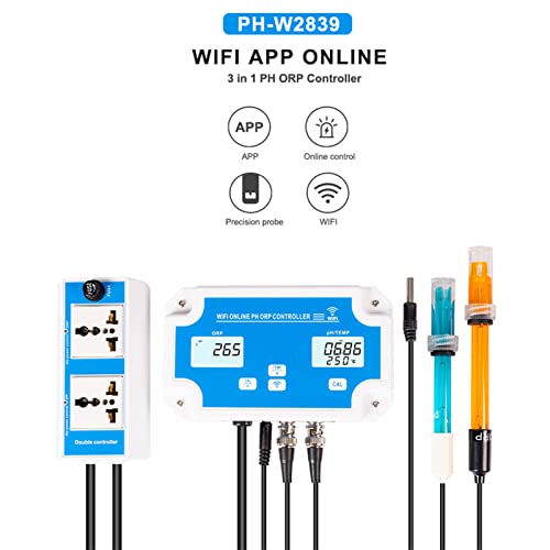 Zoega Water Quality Meter, Water Quality Monitoring Kit Practical Real Time Data Reception For Laboratory (Us Plug 110V) #TOP5