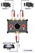 Nobsound Little Bear MC1022 Mini 2 (1) -IN-1 (2) -OUT RCA Stereo...