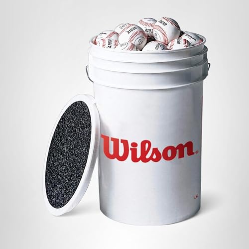 WILSON A1030 Champion Series Baseballs Bucket (3 Dozen) - Image 2