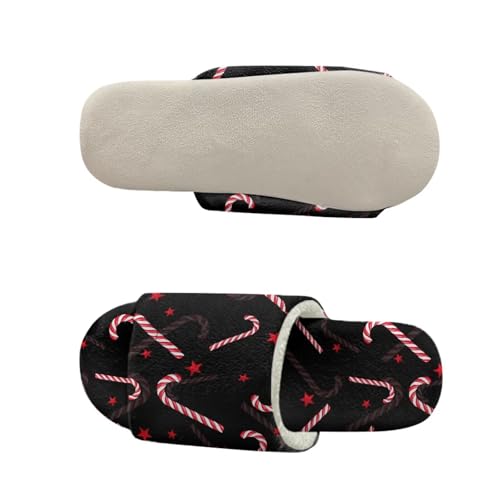 Mumeson Women's Open Toe Slippers House Shoes Slip On Memory Foam Cozy Winter Flip Flops Arch Support4