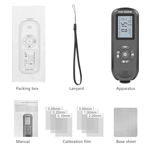 Medidor digital de espesor para pintura automotriz miniatura 2