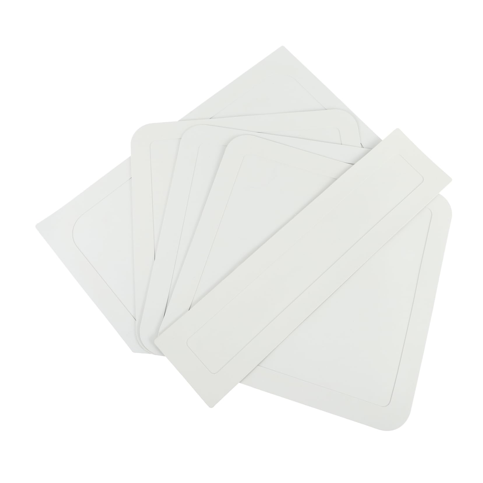 BCOATH 5pcs Rubber Baseball Base Simple Pitcher Plate for Practice for Youth Baseball Softball Kickball Games Training Flat