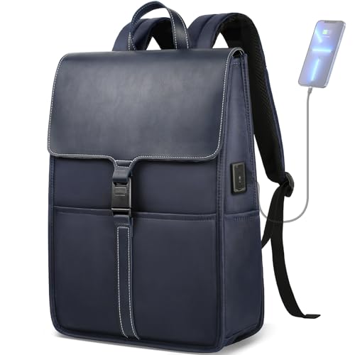 Casual Daypack 15.6 Inch Laptop Backpack Water Resistant School Bag with USB Charging Port Lightweight Anti-Theft Travel Backpack Business Work Rucksack for Men Women College School Weekender Blue Casual Daypack 15.6 Inch Laptop Backpack Water Resistant School Bag with USB Charging Port Lightweight Anti-Theft Travel Backpack Business Work Rucksack for Men Women College School Weekender Blue