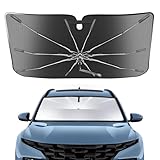 Pare-soleil portable pour pare-brise sur mesure pour Hyundai Santa Cruz 2022-2025, 2 en 1 en cristal de glace durable, compact, parapluie UPF50+ UV pour fenêtre avant, protection d'isolation thermique Pare-soleil portable pour pare-brise sur mesure pour Hyundai Santa Cruz 2022-2025, 2 en 1 en cristal de glace durable, compact, parapluie UPF50+ UV pour fenêtre avant, protection d'isolation thermique