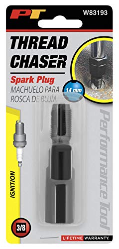 Performance Tool W83193 - Narrow Profile Spark Plug Socket with Limited Access, M14 x 1.25, 3/8-Inch Drive, Use with Ratchet and Extension