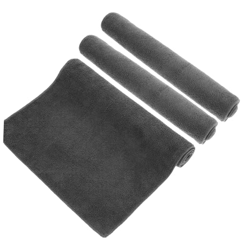 BRIGHTFUFU 3pcs Car Drying Towel Dual Sided Microfiber Cleaning Cloths for Quick Drying for Car Wash Household Cleaning and Detailing