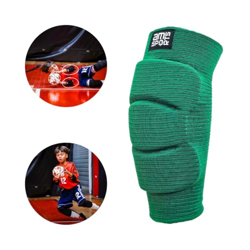 Cotoveleira Para Goleiro Infantil Am Sports Proteção E Conforto (Verde, Médio)