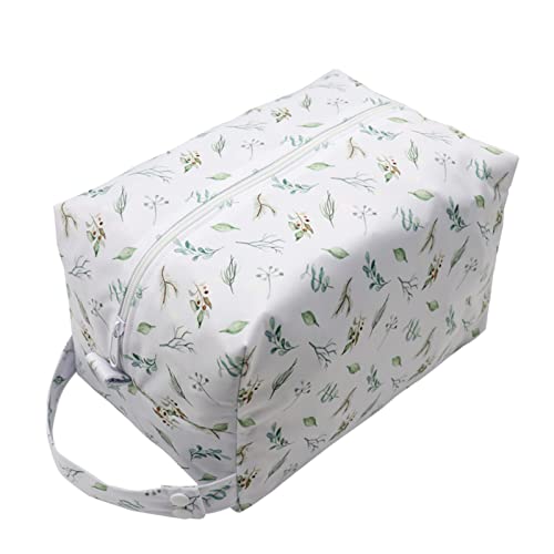 TOPFROP Reusable Cloth Diaper Wet Dry Bags Large Hanging with Buttons for Stroller