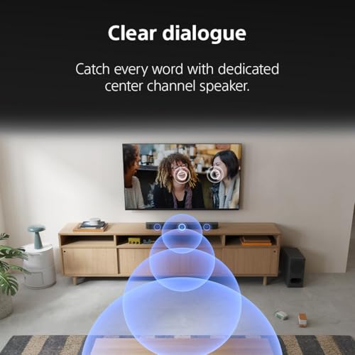 Image of Sony BRAVIA Theater Bar 5, 3.1ch Home Theater Soundbar & Wireless Sub | Dolby Atmos & DTS:X Surround Sound, Bluetooth, Center Channel for Clear Dialogue, Vertical Surround Engine, HT-B500