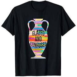 Olla De Barro Esmaltada Esmalte Y Confusión Alfarería Horno Olla Arcilla Regalo Camiseta