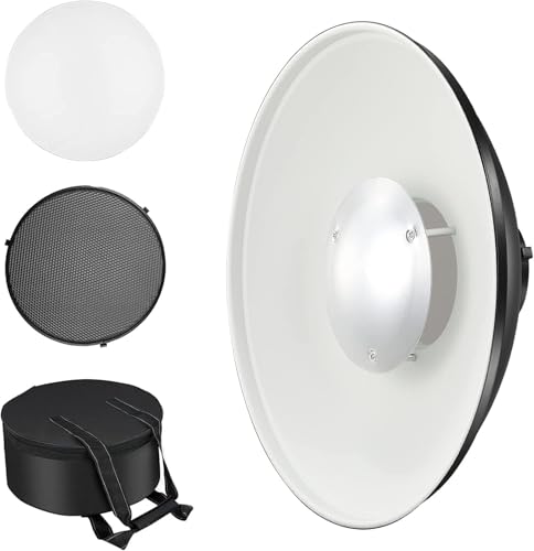 Amazon | SOONPHO 55CM オパライト ビューティーディッシュ Bowens