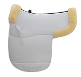 Engel Reitsport | AirTec Lammfell Satteldecke mit Funktionsgewebe AT-SADEK2-D-WEI-MED...