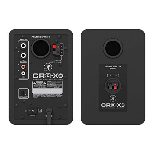 Image of Mackie CR3-XBT 50 Watts Bluetooth Pair Creative Reference Multimedia Monitor Speaker - Set of 2