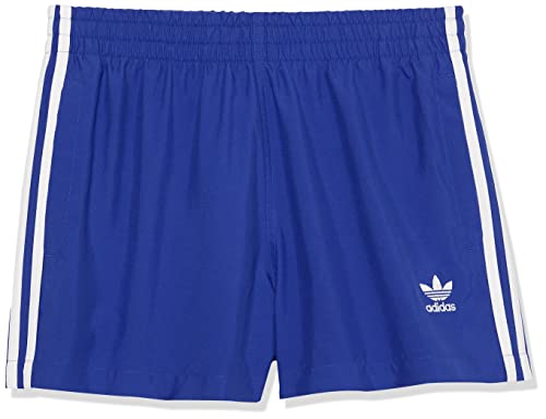 Adidas Men's Standard 3-Stripes Swim Shorts, Semi Lucid Blue/White, Medium #TOP8