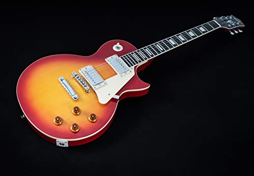 NEW! Oscar Schmidt OE20CS LP Style Electric Guitar - Cherry Sunburst - Thumbnail 6