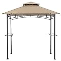 MASTERCANOPY Grill Gazebo Replacement Canopy Top for Model L-GG001PST-F (Beige)