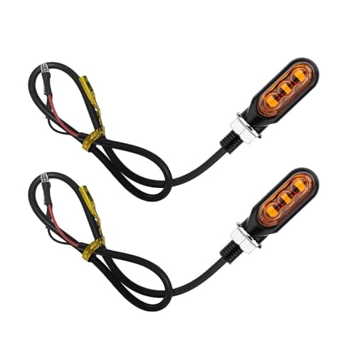 Clignotants feux arrière de moto orange parfaits pour vos balades nocturnes en toute sérénité
