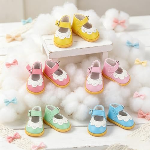 5 Pairs of 14.5 in Doll Shoes, Fits 14.5 Inch Doll American Wellie Wishers Wellie Wishers Doll Accessories 5 Colors 14.5&lsquo;&rsquo; Doll Accessories