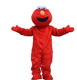 FurryMa Red Elmo Monster Animie Suit Mascot Costume Fancy Dress Cosplay Complete Outfit Birthday Party Cosplay apparel