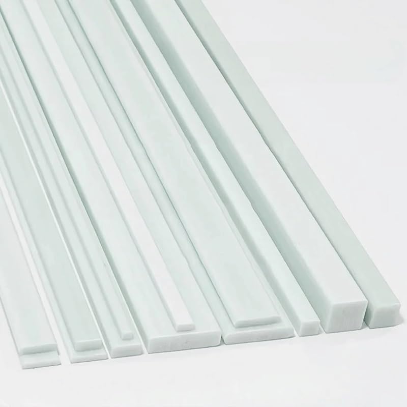 Pręt kwadratowy z włókna szklanego 500 mm do modeli samolotów, płaski, stały pasek usztywniający 1 szt(15mmx3mmx500mm)