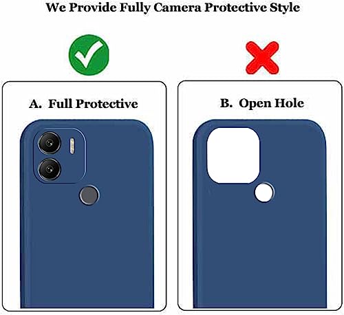 Image of A rtistque Back Cover Case for Poco C50 / Mi Redmi A1 Plus /Mi Redmi A2 Plus with Camera Protection |Shockproof TPU|Stylish Protective Design|Poco C50 / Redmi A1 Plus /Redmi A2 Plus Back Cover - Blue
