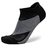 Balega Enduro LE No Show Tab Unisex Athletic Performance Running Socks, Black, Small