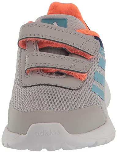 adidas Tênis infantil unissex Tensor Run 2.0, Cinza/azul pré-amado/laranja gritando, 10 Toddler