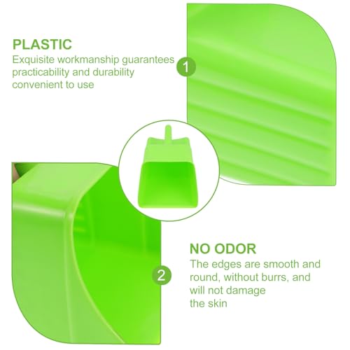 Pelle à fourrage en plastique PP vert pour élevage et verger - 4