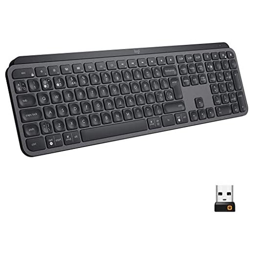 Logitech MX Keys Advanced Teclado Inalámbrico, Bluetooth, Clara Respuesta Táctil, Retroiluminación, USB-C, PC/Mac/Portátil, Windows/Linux/IOS/Android, Disposición QWERTY Español, color Negro