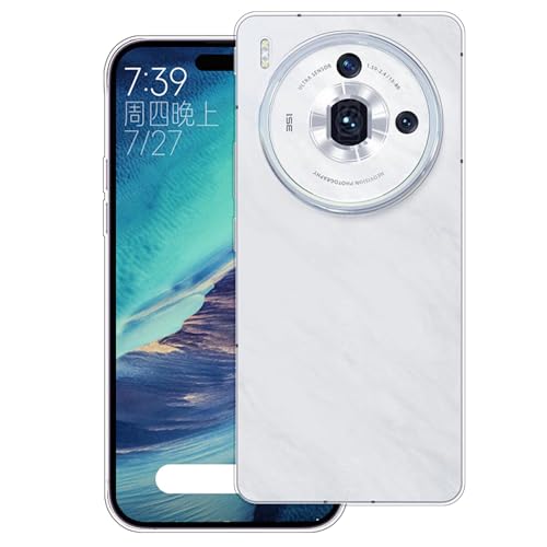 WUACYEAMING Carcasa para Móvil Compatible con ZTE Nubia Z50S Pro Ultrafina Delgado Cover Transparente TPU Silicona Antigolpes Anti-arañazos Bumper Caso para Case-(Transparencia)