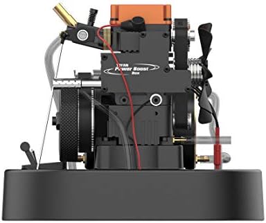 Yamix 4 Stroke Methanol Engine RC Engine Toyan Engine DIY Engine Motor with Base Fuel Tank Throttle Push Rod Set for 1:10 1:12 1:14 RC Car Boat Airplane (FS-S100AS)