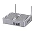 Produktbild Fanless Mini PC,Desktop Computer,Kodi Box,with Windows 10 Pro/Linux Ubuntu,Intel Core I3 7100U,(Silver),[HUNSN BM03],[64Bit/Dual Band WiFi/1VGA/1HDMI/4USB3.0/2USB2.0/1LAN],(8G RAM/128G SSD)