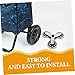 TOYANDONA Stainless Steel Wheel Cart Casters for Luggage and Hand Trucks and Wear-Resistant Moving Accessory for Groceries and Daily Transport
