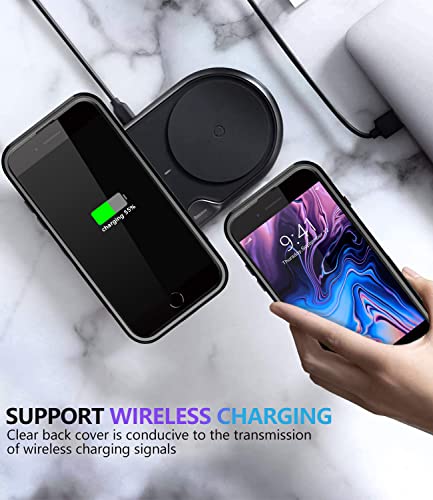 Diverbox Case [Shockproof] [Dropproof] [Dust-Proof],Heavy Duty Protection Phone Cover for Apple iPhone 8 Plus & 7 Plus (Black)