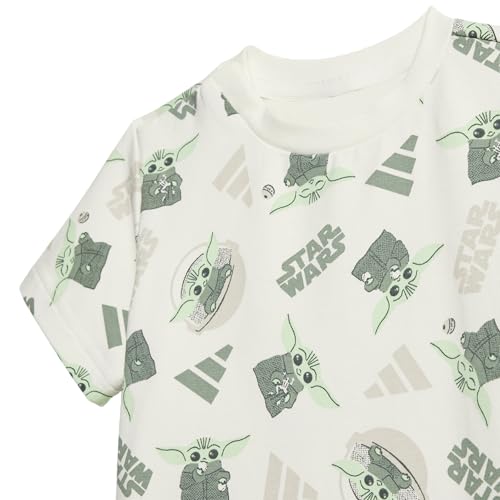 adidas baby-girls Star Wars Mandalorian T-shirt Set2