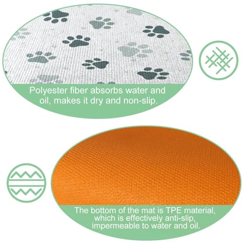 Alfombrillas de cocina antideslizantes para pasillo y cuarto de lavado 6