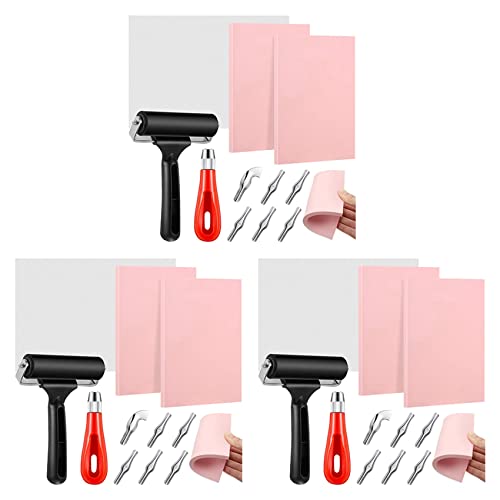 Trousse outils impression blocs et gravure de timbre caoutchouc creative