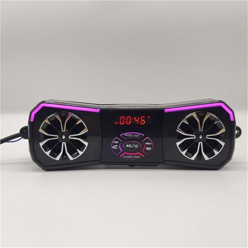Parlantes para manubrio de motocicleta con audio inalámbrico miniatura 6