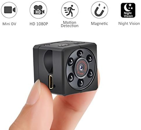 Spy Hidden Camera 1080P Portable Small HD Nanny Cam with Night Vision and Motion Detective Perfect Indoor Covert Mini Security Camera for Home and Office