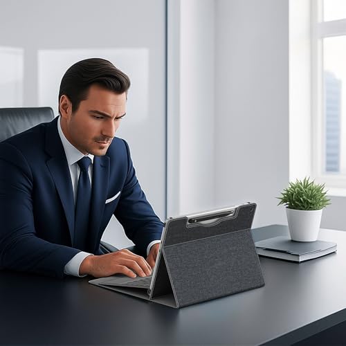 Étui pour Surface Pro 12 antichoc, résout le manque de support clavier