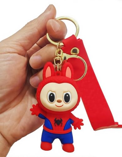Cute Keychain for Women Men Anime Kawaii Keychain Cartoon Backpack Key Chain Accessories Car Bag Purse Charms