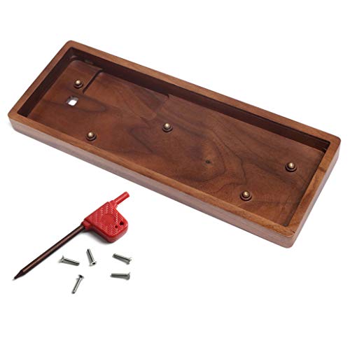DREAMDEER Caja de Madera Maciza Base de Concha Personalizada Madera de Palisandro Nogal - A #