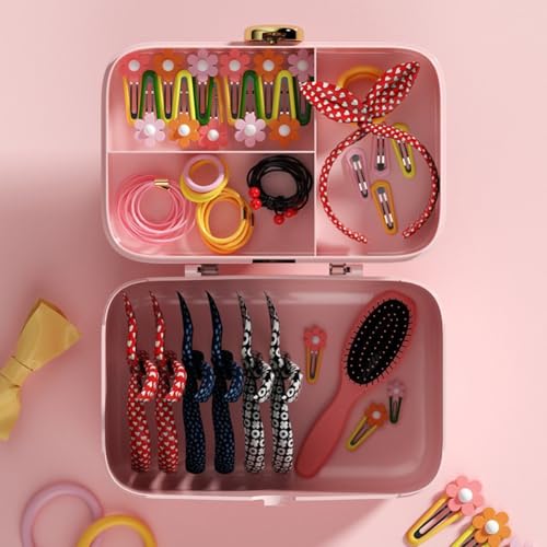Boîte à bijoux portable avec compartiments modulables pour petits objets - 4