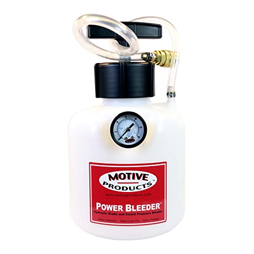 Motive Products 0290 Heavy Metal XLT Power Bleeder 2-Quart Tank with Hose, Adapters, and Quick-Release Connecters, Universal Kit fits most Foreign and Domestic Vehicles