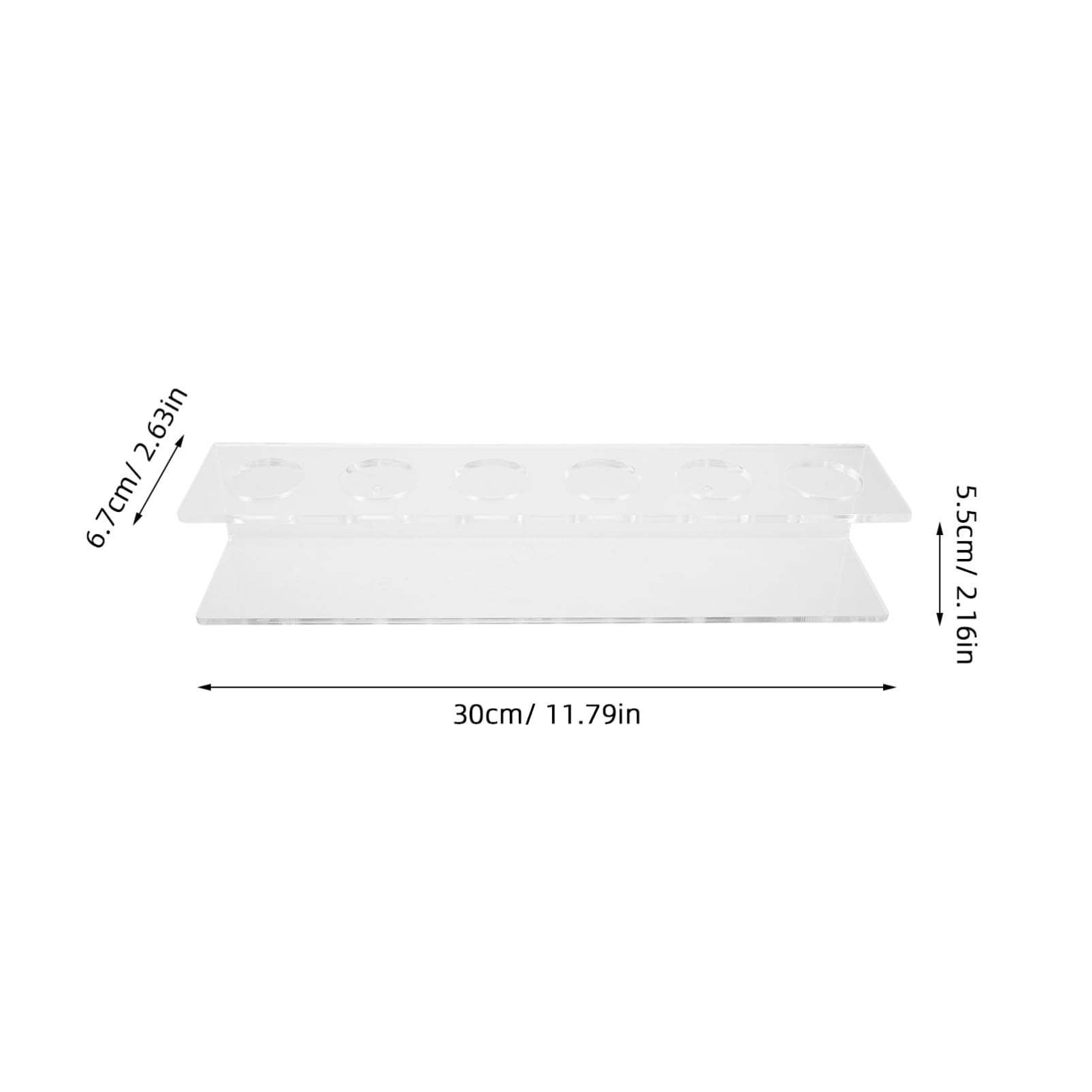 BESPORTBLE 2Pcs Acrylic Pool Mount Holds Billiard Cues Stylish Design for Home Club Bar Easy Installation Space Saving Durable Material