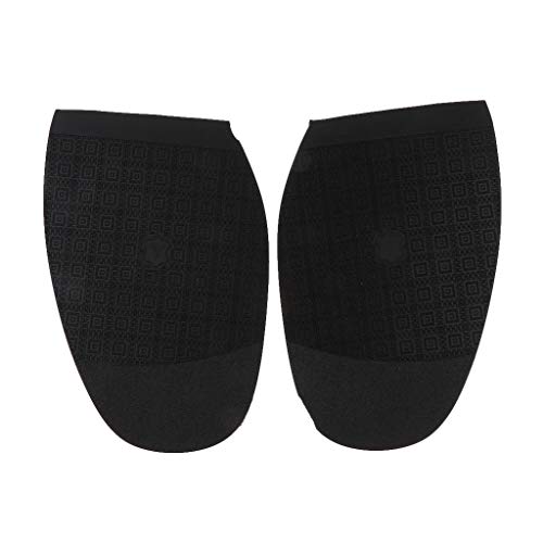 IPOTCH 1 Par De Medias Suelas, Zapatos Antideslizantes, Suministros De Reparación, Almohadilla, Protector para El Talón, Negro