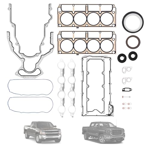 LS Head Gasket Kit with LS9 7-Layer MLS Gaskets FIT 1997-2007 Corvette Silverado Sierra 4.8L 5.3L 5.7L 6.0L Gen III V8, 4.100