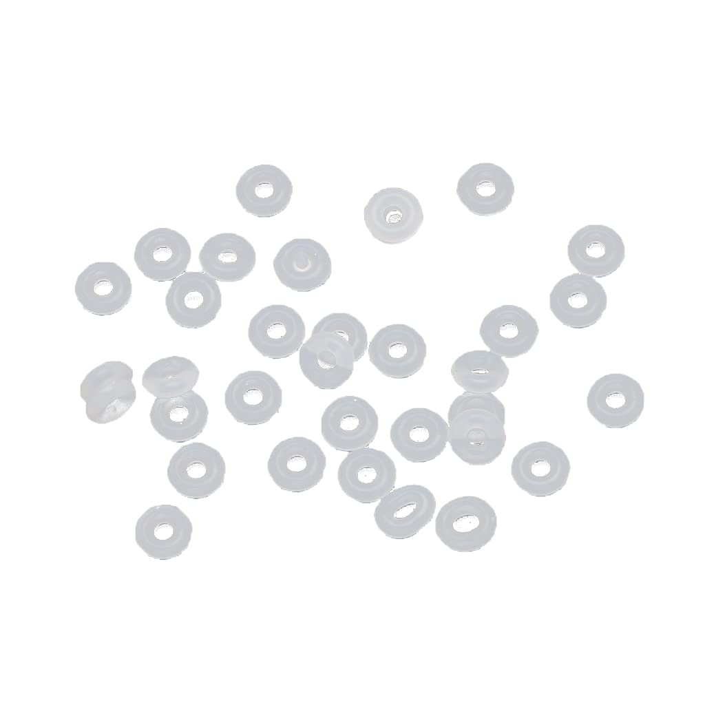 oringnat Silicone Rubber Stopper for Jewelry Clip Spacer Charm Beads Necklace Bracelets Spacer Charm Beads
